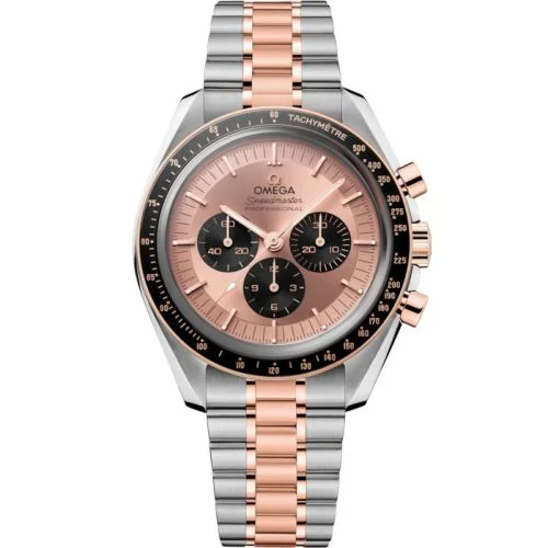 Omega Speedmaster Professional Moonwatch 3861 Stainless Steel - Sedna Gold / Pink 310.20.42.50.99.001 (31020425099001)